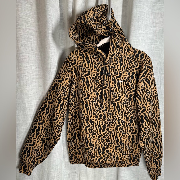 Nike SB Black and Tan Animal Print Hoodie - Picture 8 of 9